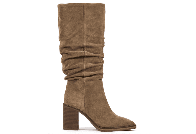 Another Trend Ruched Heeled Boot 