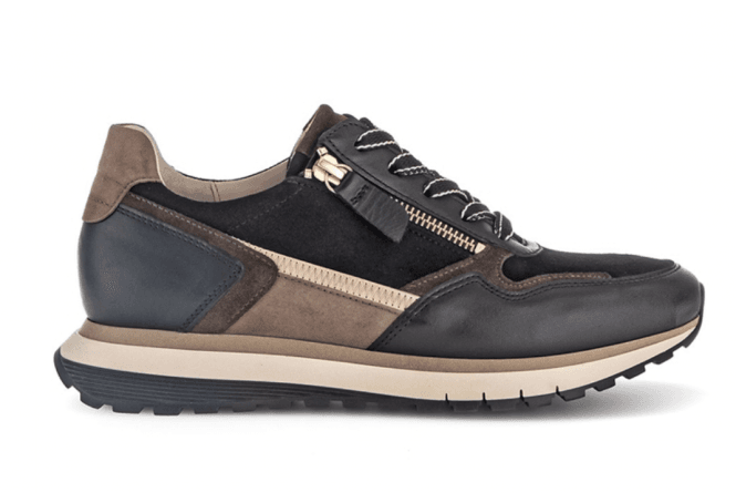 Gabor Hollywell Wide Fitting Trainer 