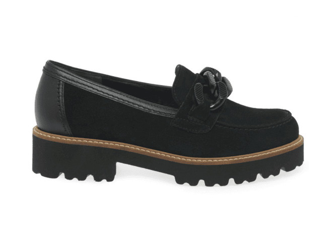 Gabor Squeeze Chain Loafer 