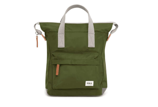 Roka Bantry B Small Sustainable Canvas Backpack 