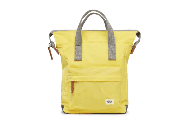 Roka Bantry B Small Sustainable Canvas Backpack 