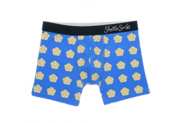 Blue Yorkshire Rose Boxers 