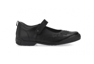 Pump Black Leather School Shoe