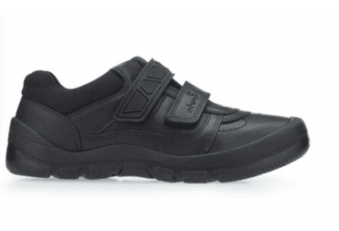 Warrior Velcro Strap Boys School Shoe