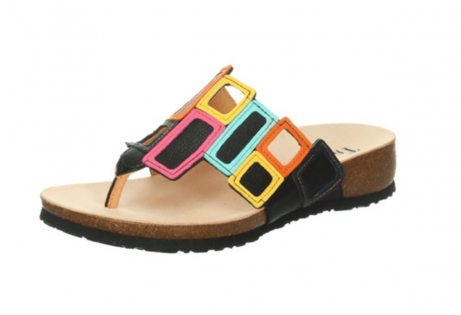Think! Julia Toe Post Square Sandal 