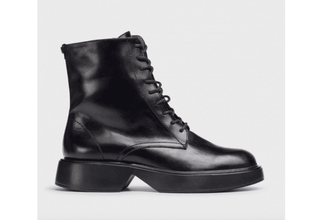 Wonders Icon Military Style Ankle Boot