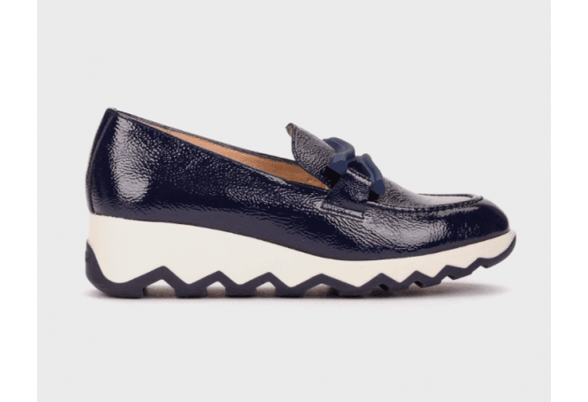 Wonders Wilhelmina Navy Loafer 